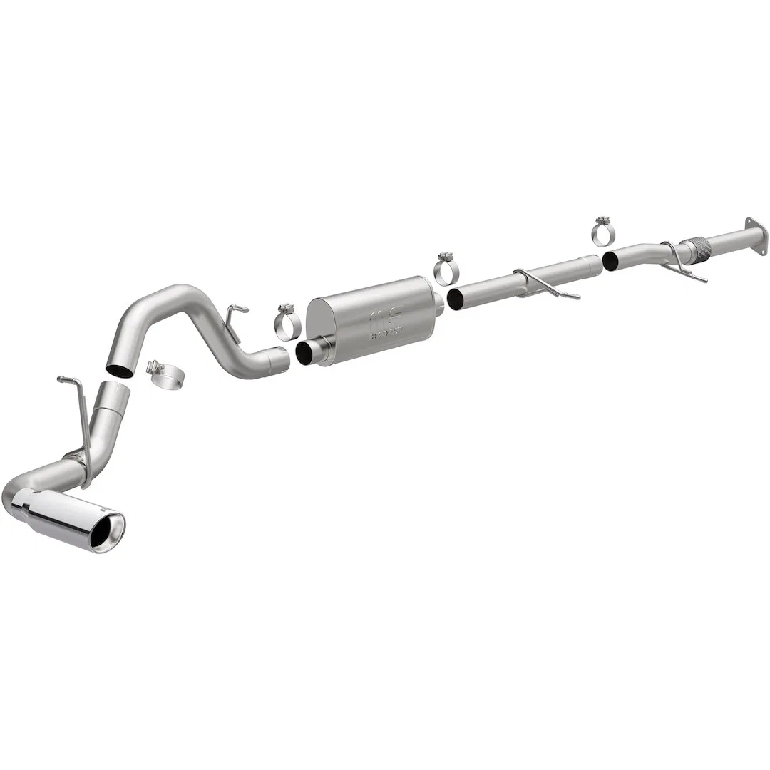 19649 – MAGNAFLOW Exhaust System Kit, Stainless Steel With Muffler 3 Inch Pipe Diameter Single Exhaust With Single Ex...